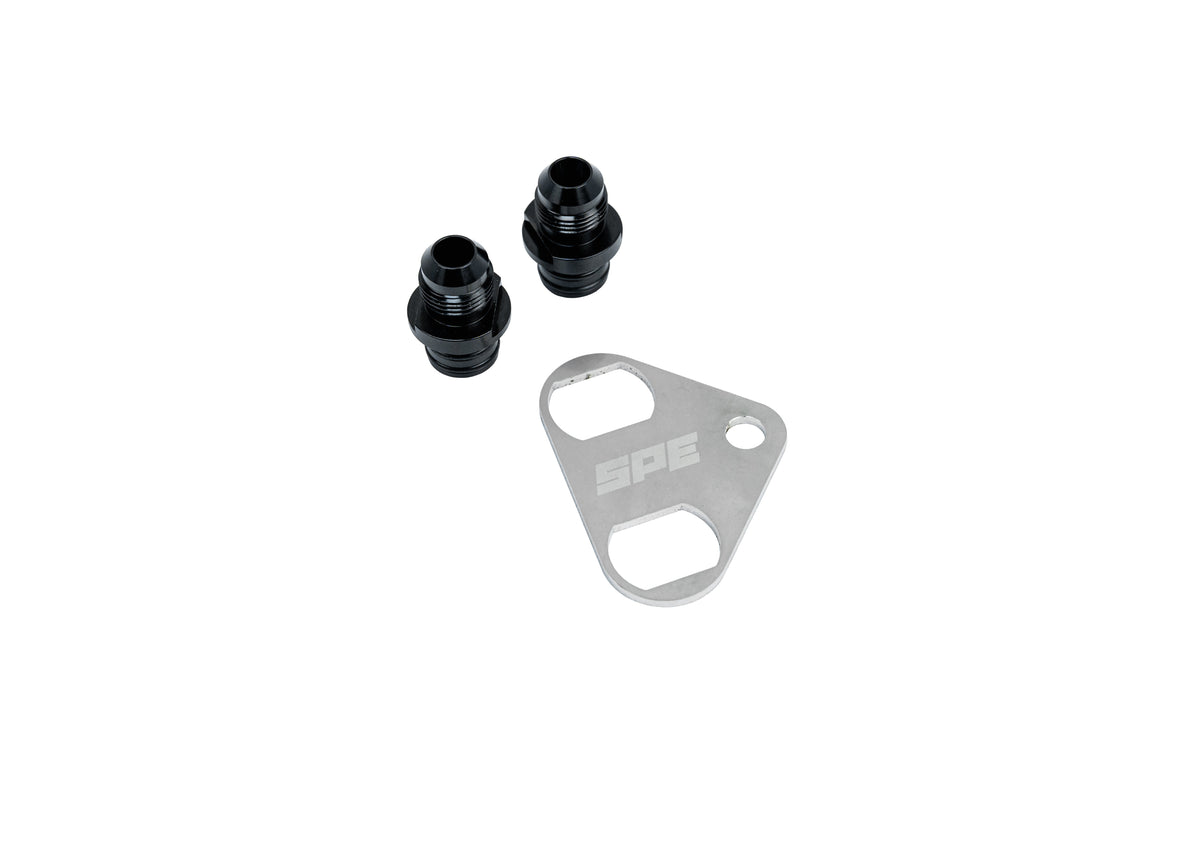 Ford Mustang F150 6R80 10R80 AN Trans Cooler Line Fitting Adapter