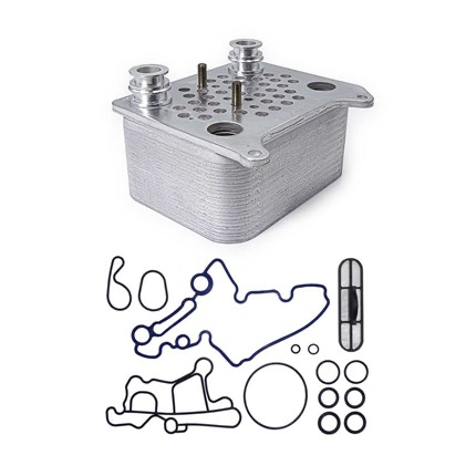 PPE Heavy-Duty Ford Oil Cooler and Viton Gasket Kit - 03-07 Ford 6.0L Powerstroke