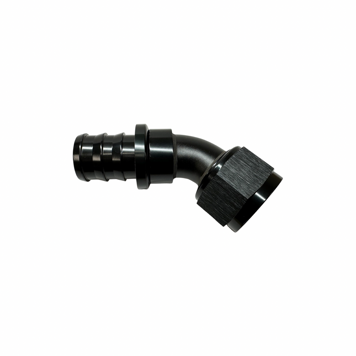 '-16AN 45 Degree Push Lock Hose End
