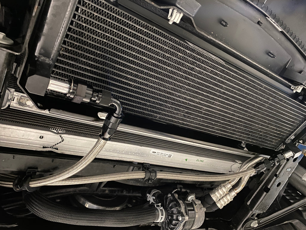 GT500 Tremec TR9070 DCT transmission stainless braided line upgrade