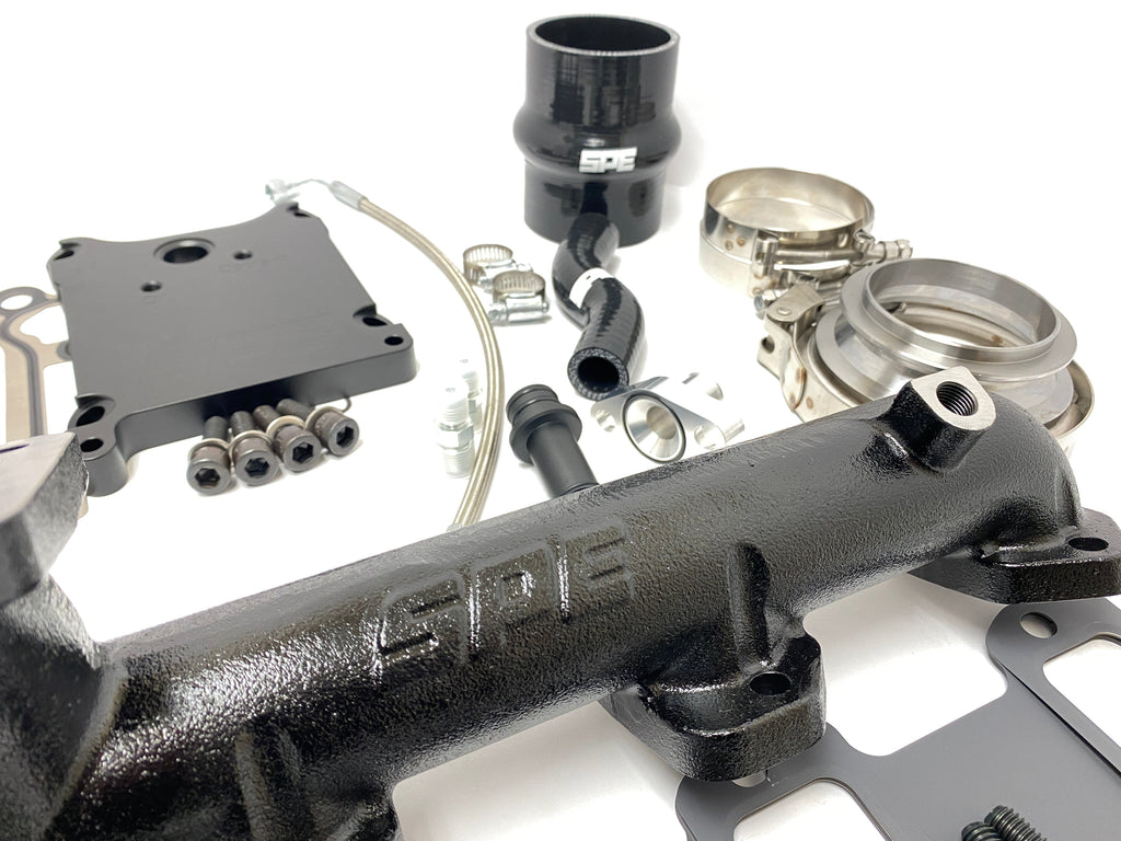 6.7 powerstroke t4 turbo mounting kit