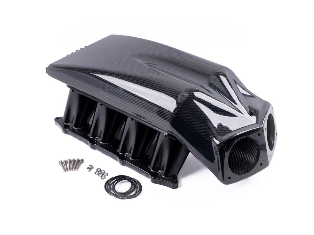 Carbon Fiber Intake Manifold Dual Throttle Body DTB 2024+ Mustang S650 5.0L Coyote