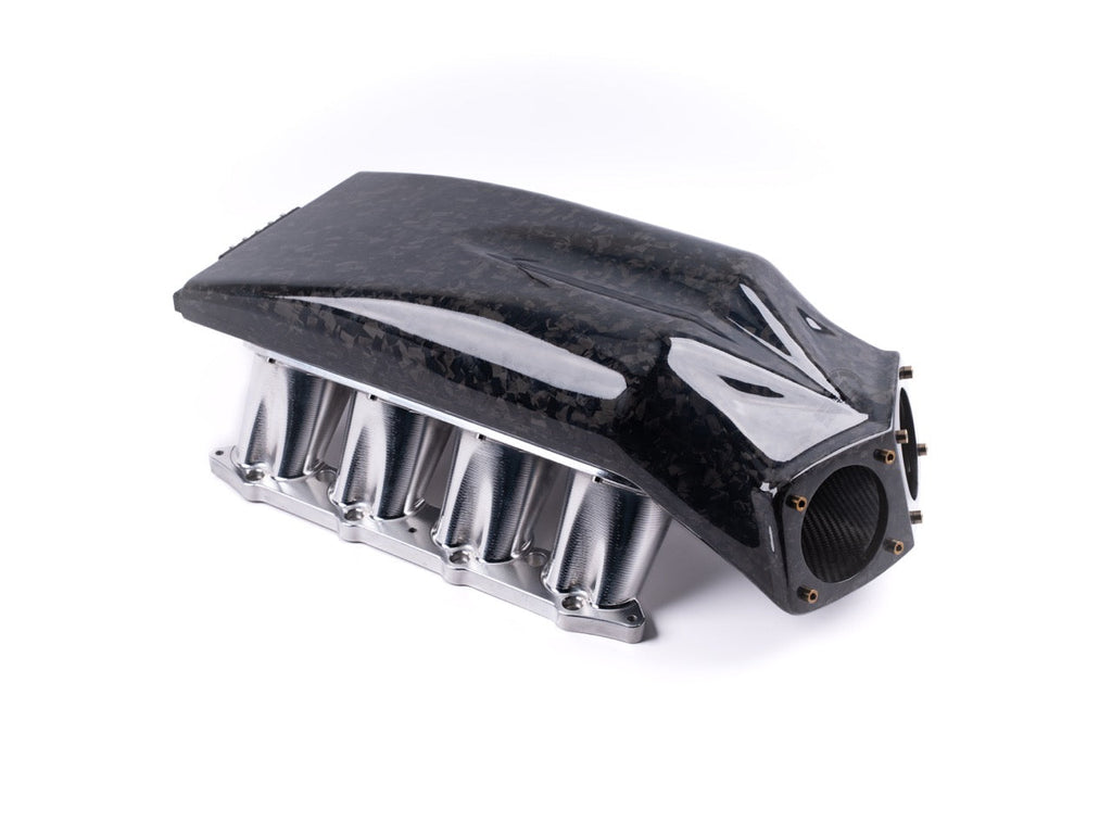 Carbon Fiber Intake Manifold Dual Throttle Body DTB 2024+ Mustang S650 5.0L Coyote