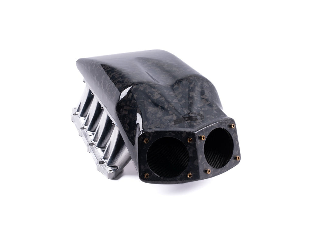 Carbon Fiber Intake Manifold Dual Throttle Body DTB 2024+ Mustang S650 5.0L Coyote