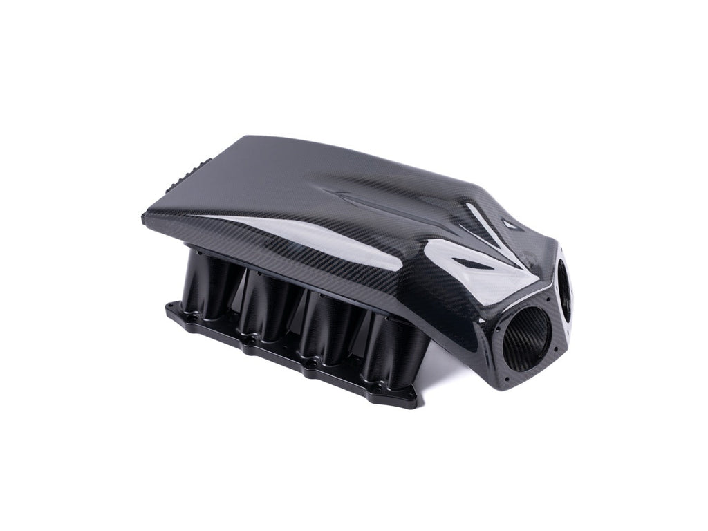 Carbon Fiber Intake Manifold Dual Throttle Body DTB 2024+ Mustang S650 5.0L Coyote