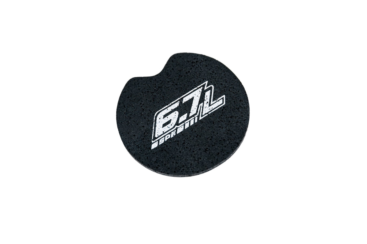 6.7L 6 7 Powerstroke Tire Cupholder Coaster