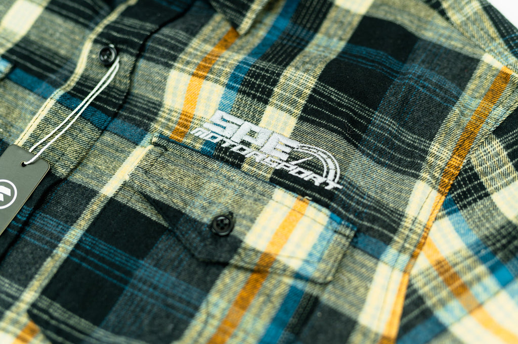 spe motorsport racing flannel shirt