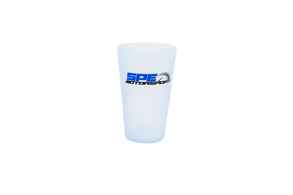spe motorsport silicone pint glass