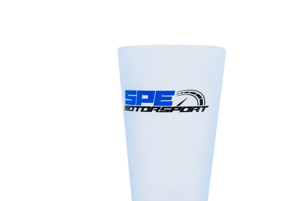 spe motorsport silicone pint glass