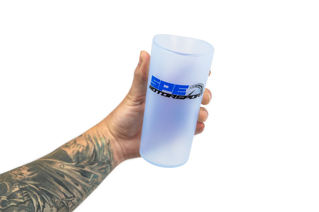 spe motorsport silicone pint glass