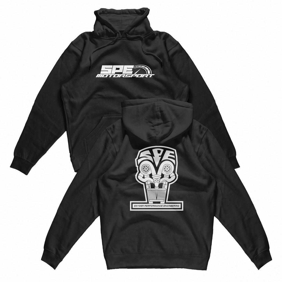SPE Motorsport automotive performance racing Skull turbo Hoodie sweatshirt
