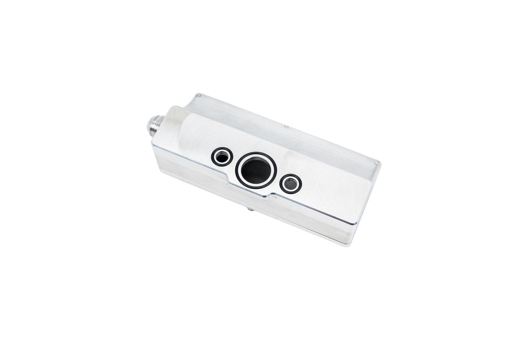Billet Aluminum PTE Turbo Drain Scavenge Tank