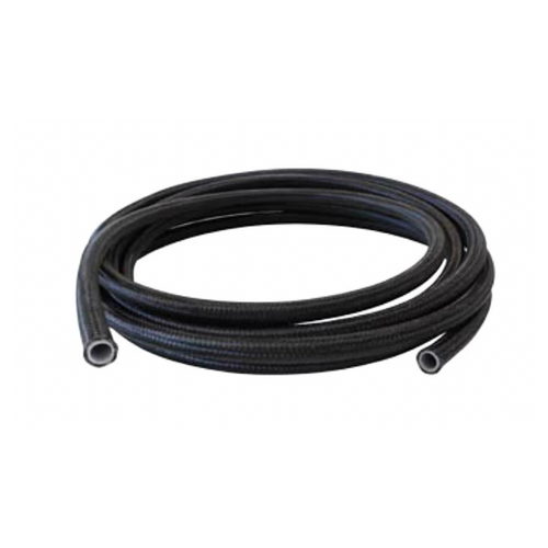'-10AN PTFE Stainless Braided Black Nylon Hose