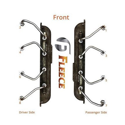 Fleece Fuel Injection Line Set - 01-04 GM Duramax LB7