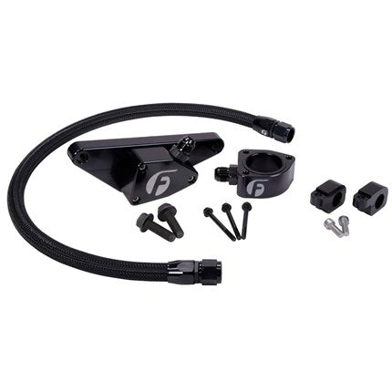 Fleece Cummins Coolant Bypass Kit (2003-2007 Manual Transmission) w/ Stainless Steel Braided Line