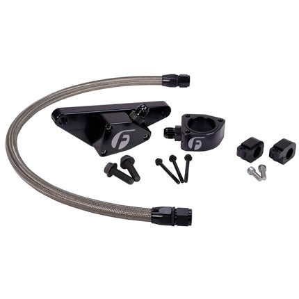 Fleece Cummins Coolant Bypass Kit (2003-2007 Manual Transmission) w/ Stainless Steel Braided Line