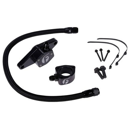 Fleece Performance Coolant Bypass Kit (Coolant Hose Braiding - Black Nylon) - 98.5-02 Dodge Cummins VP