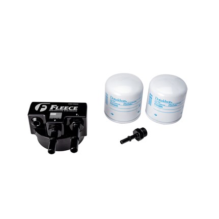 Fleece Performance Engine Mounted Fuel Filter Assembly - 2011-2026 Ford Powerstroke 6.7L
